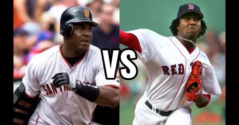 Barry Bonds vs. Pedro Martinez
