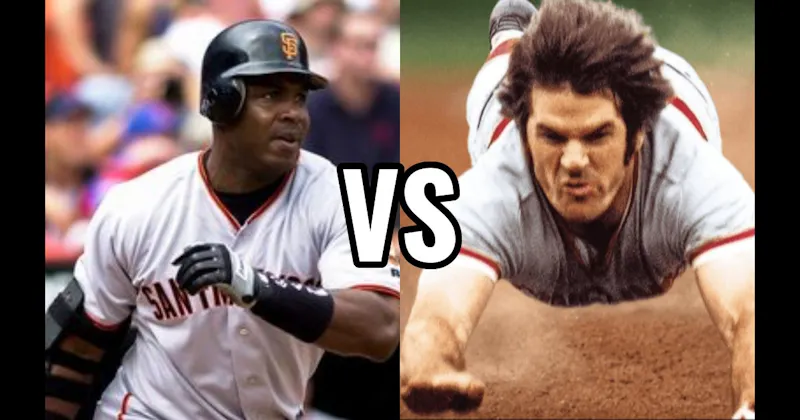 Barry Bonds vs. Pete Rose