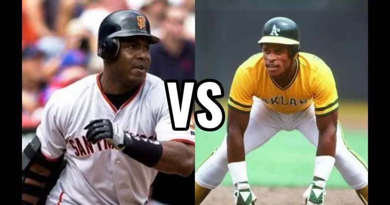 Barry Bonds vs. Rickey Henderson