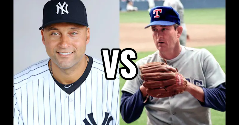 Derek Jeter vs. Nolan Ryan