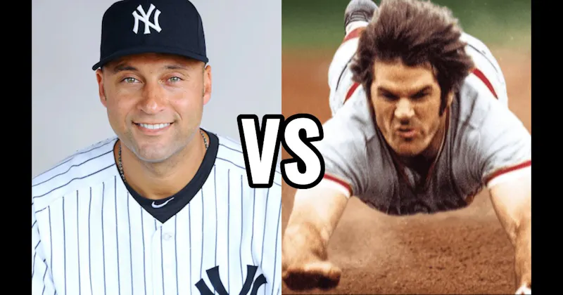 Derek Jeter vs. Pete Rose