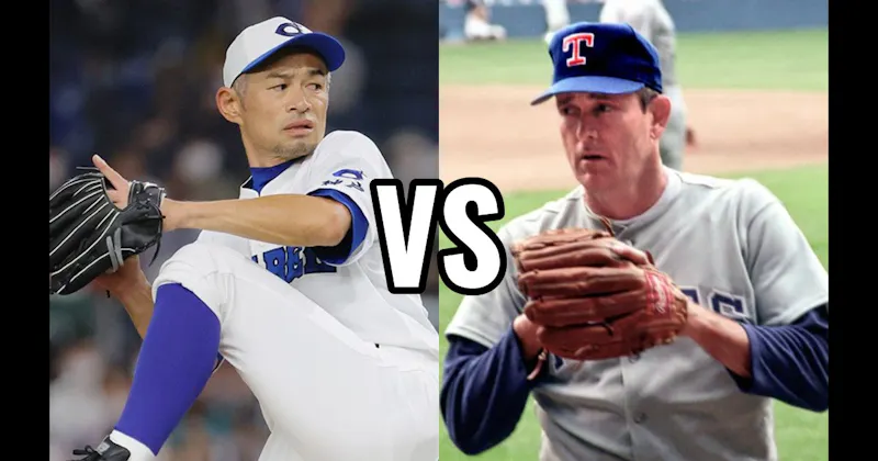 Ichiro Suzuki vs. Nolan Ryan