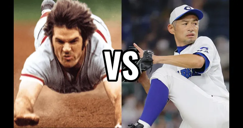 Ichiro Suzuki vs. Pete Rose