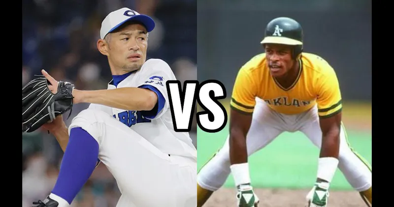 Ichiro Suzuki vs. Rickey Henderson