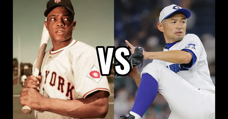 Ichiro Suzuki vs. Willie Mays