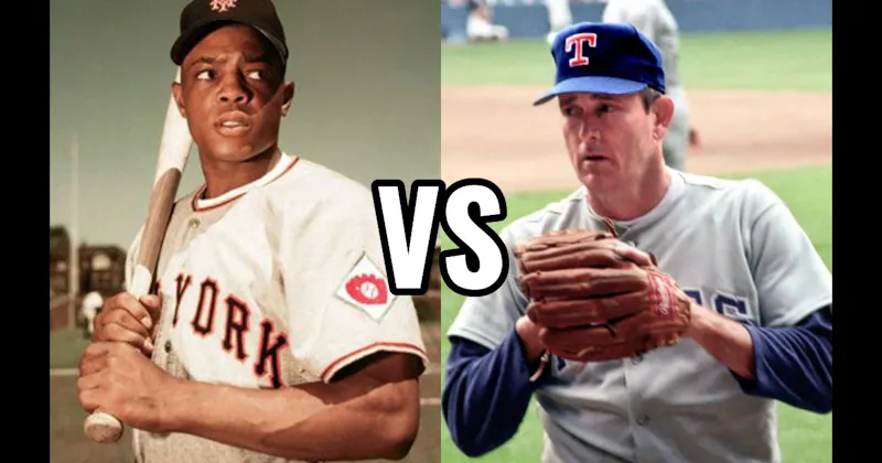 Nolan Ryan vs. Willie Mays