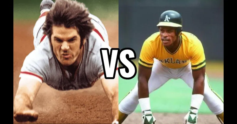 Pete Rose vs. Rickey Henderson