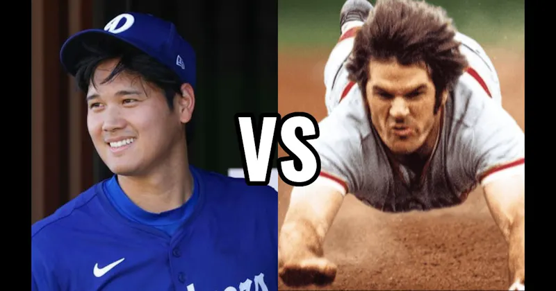 Pete Rose vs. Shohei Ohtani