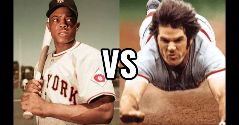 Pete Rose vs. Willie Mays