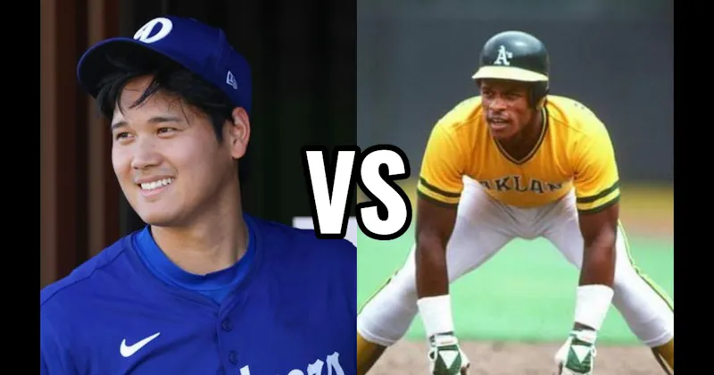 Rickey Henderson vs. Shohei Ohtani