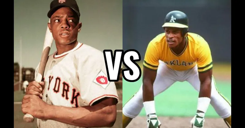 Rickey Henderson vs. Willie Mays