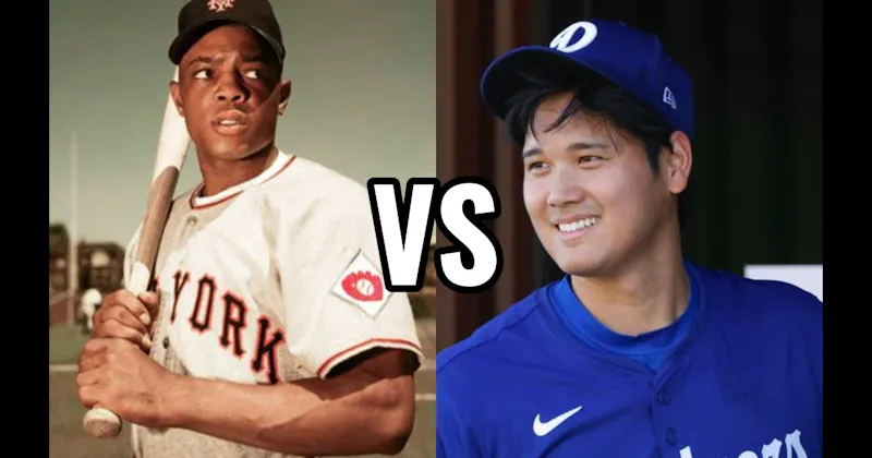 Shohei Ohtani vs. Willie Mays