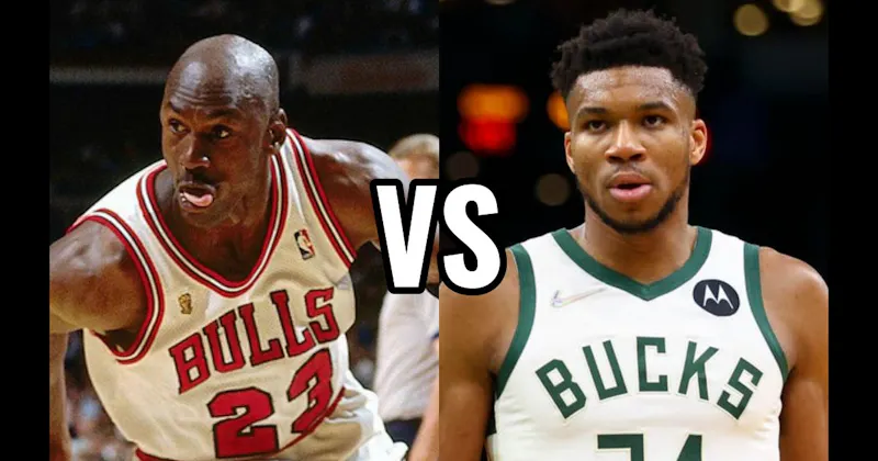 Giannis Antetokounmpo vs. Michael Jordan
