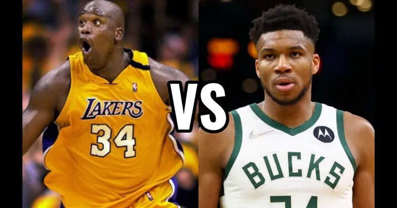 Giannis Antetokounmpo vs. Shaquille O'Neal