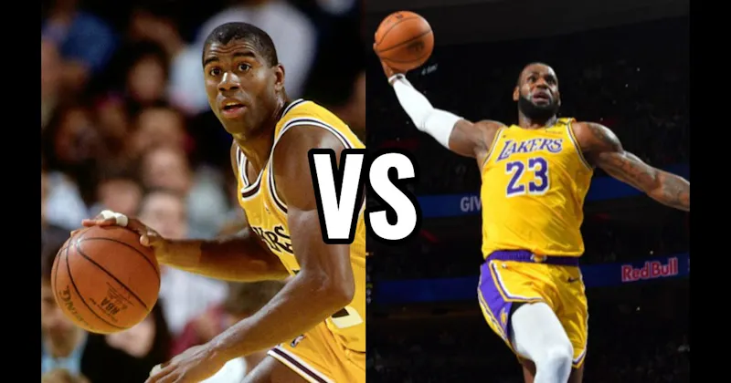 LeBron James vs. Magic Johnson