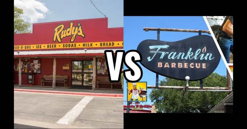 Franklin Barbecue vs. Rudys Country Store & BBQ