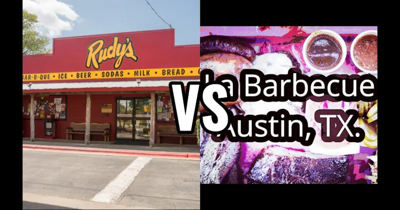 La Barbecue vs. Rudys Country Store & BBQ