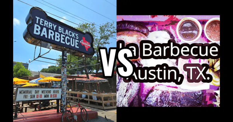 La Barbecue vs. Terry Black's Barbecue