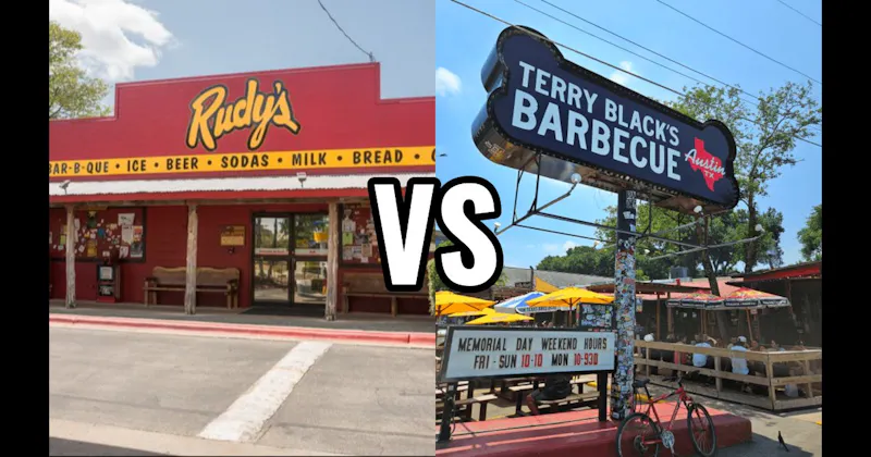 Rudys Country Store & BBQ vs. Terry Black's Barbecue