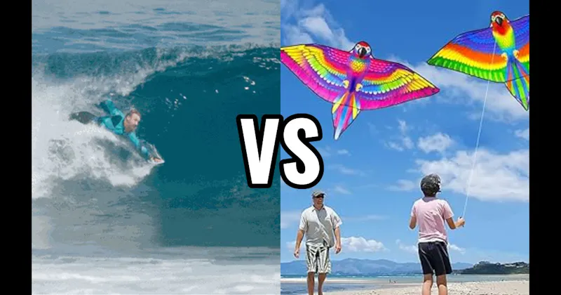 Body Surf vs. Fly a Kite