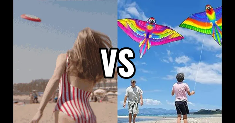 Fly a Kite vs. Frisbee