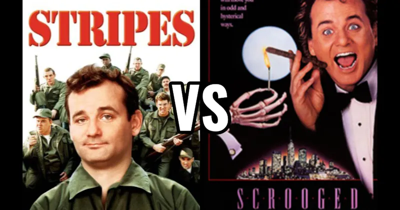 Scrooged vs. Stripes