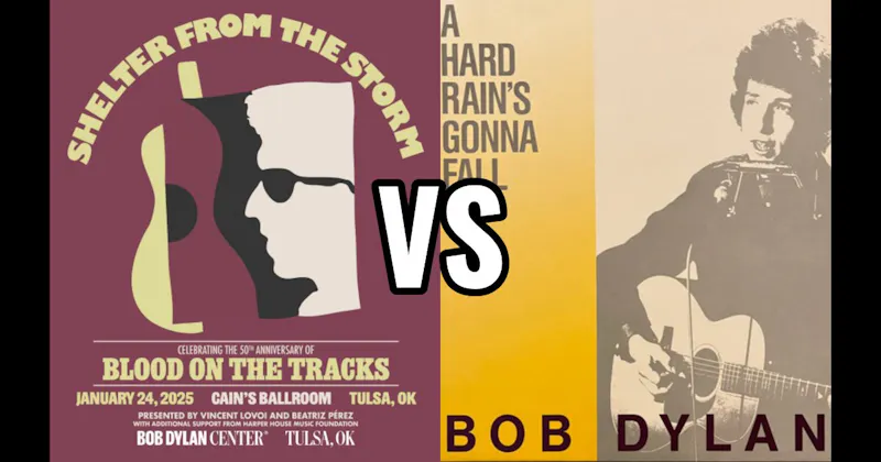 A Hard Rain's A-Gonna Fall vs. Shelter from the Storm