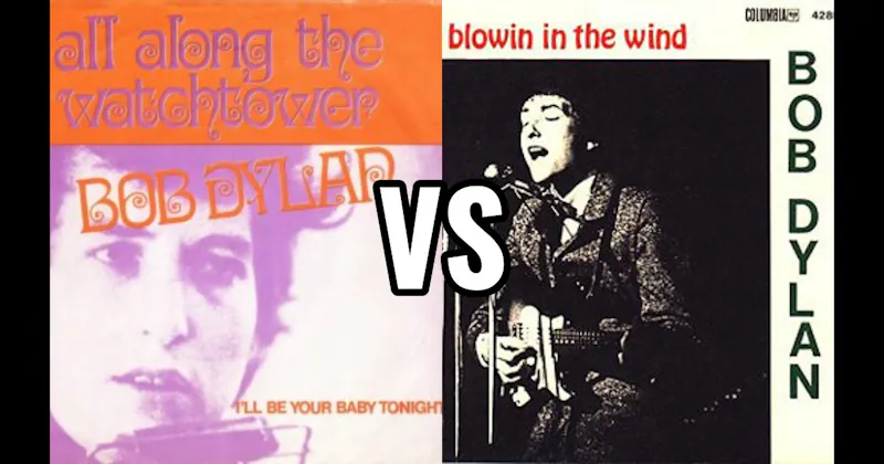 All Along the Watchtower vs. Blowin' in the Wind