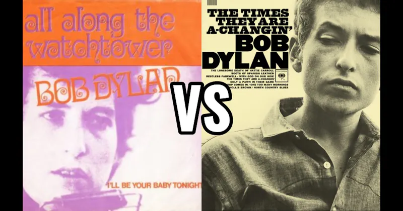 All Along the Watchtower vs. The Times They Are A-Changin'