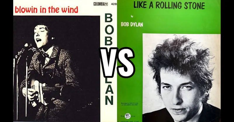 Blowin' in the Wind vs. Like a Rolling Stone