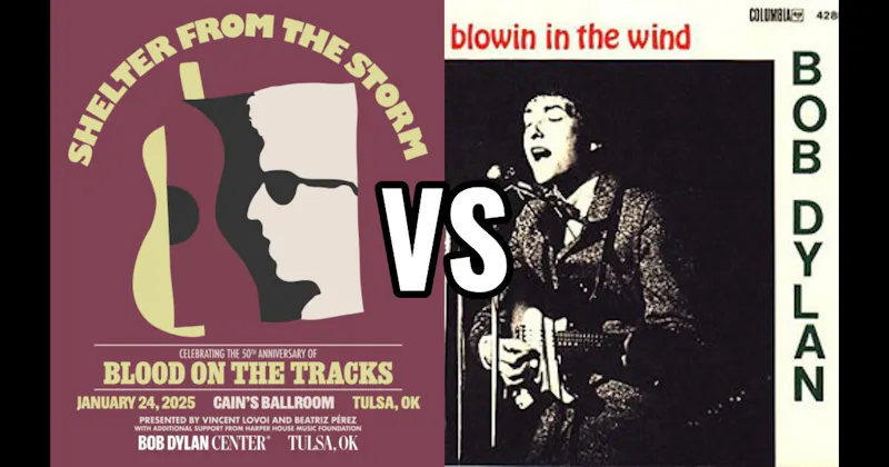 Blowin' in the Wind vs. Shelter from the Storm