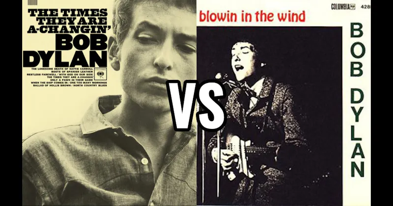Blowin' in the Wind vs. The Times They Are A-Changin'