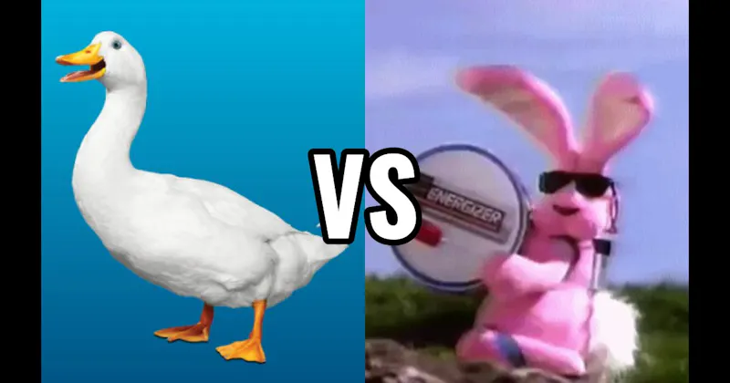 Aflac Duck vs. Energizer Bunny