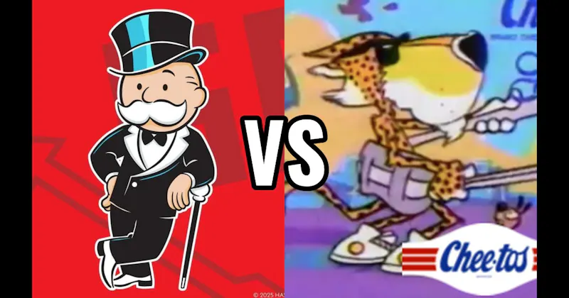 Chester Cheetah (Cheetos) vs. Mr. Monopoly