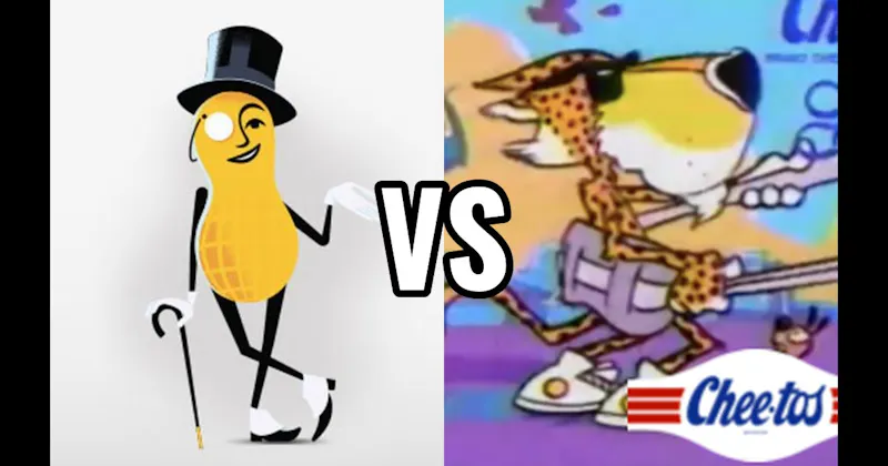 Chester Cheetah (Cheetos) vs. Mr. Peanut