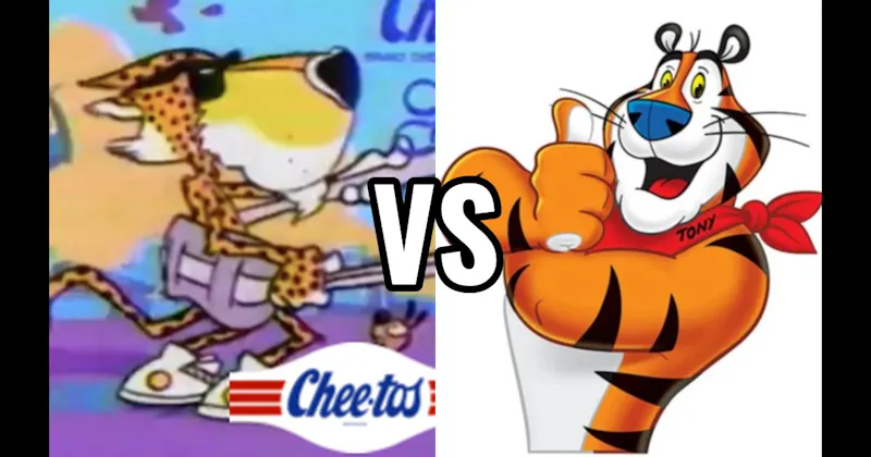 Chester Cheetah (Cheetos) vs. Tony the Tiger