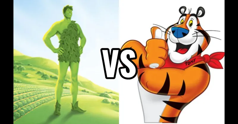 Jolly Green Giant vs. Tony the Tiger