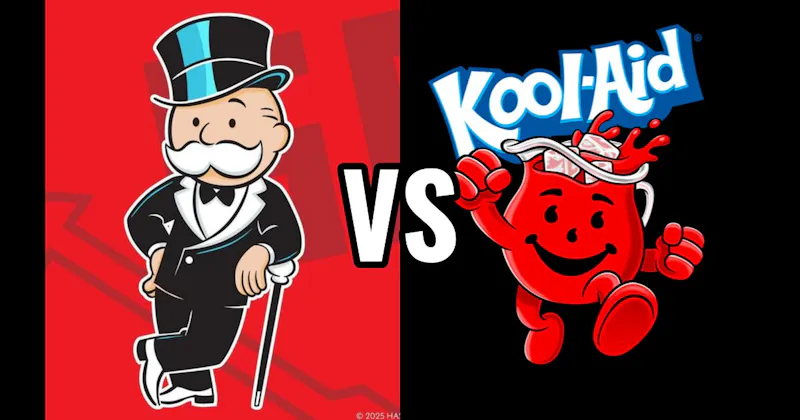 Kool-Aid Man vs. Mr. Monopoly