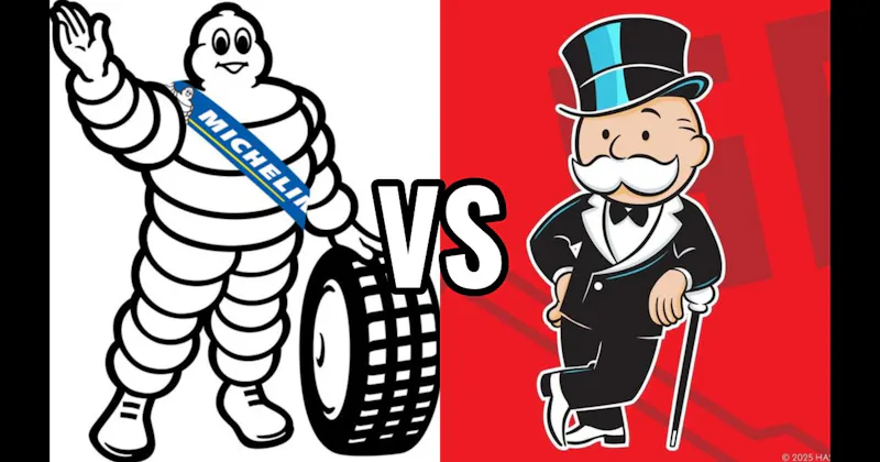 Michelin Man vs. Mr. Monopoly