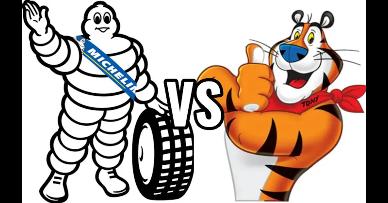 Michelin Man vs. Tony the Tiger
