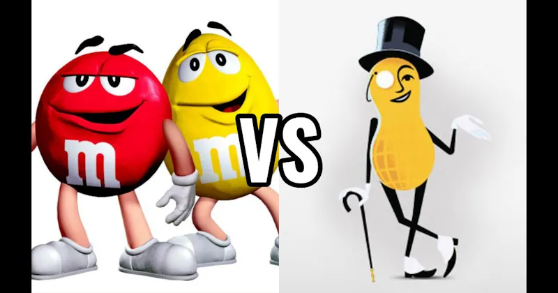 M&M’s Characters vs. Mr. Peanut