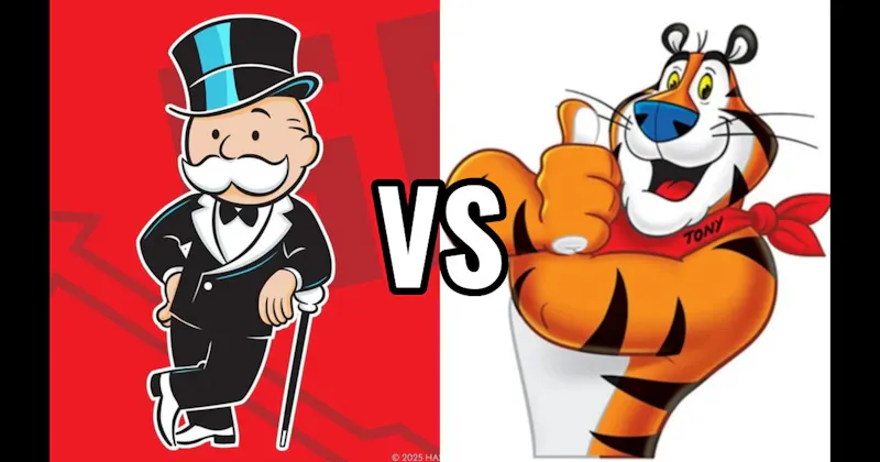 Mr. Monopoly vs. Tony the Tiger