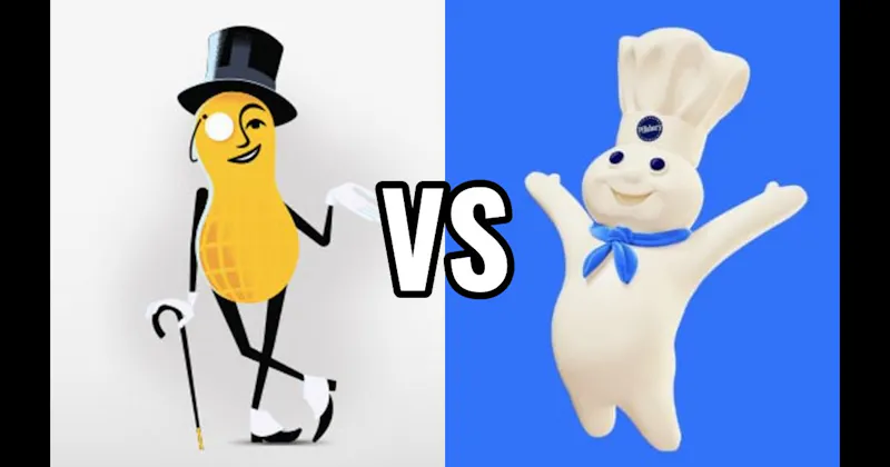 Mr. Peanut vs. Pillsbury Doughboy