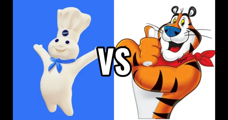 Pillsbury Doughboy vs. Tony the Tiger