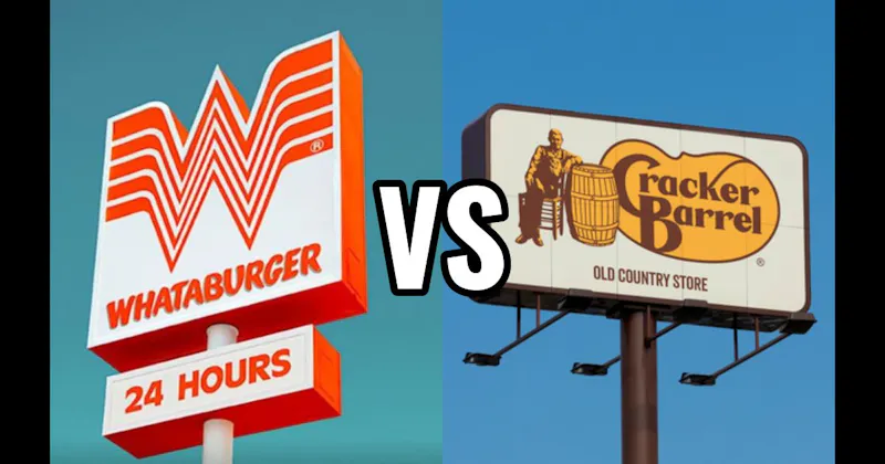 Cracker Barrel vs. Whataburger