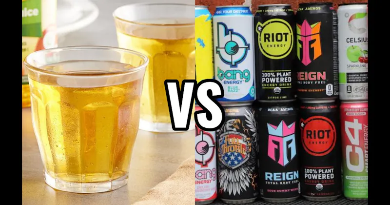 Apple Juice vs. Energy Drink
