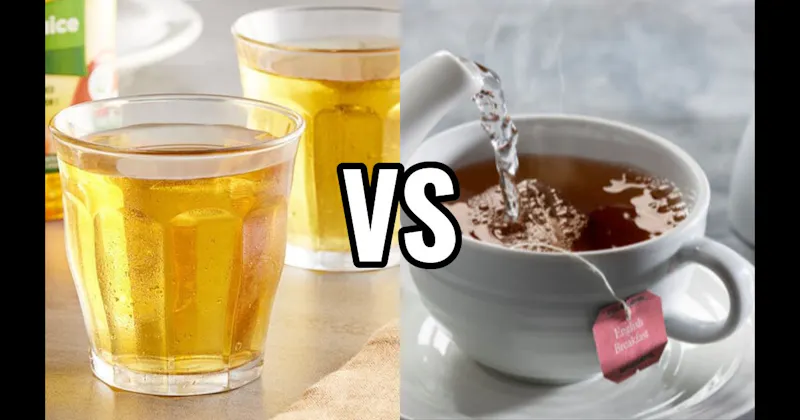 Apple Juice vs. Tea