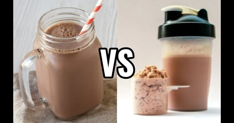 Breakfast Shake vs. Chocolate Milk