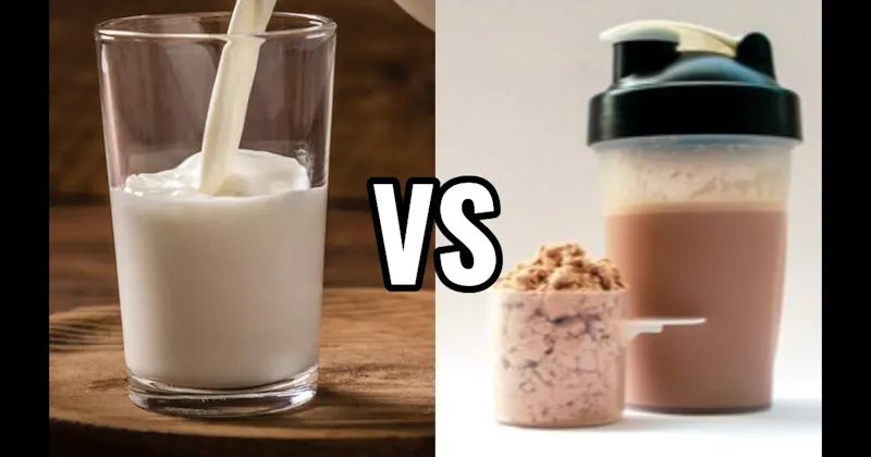 Breakfast Shake vs. Milk
