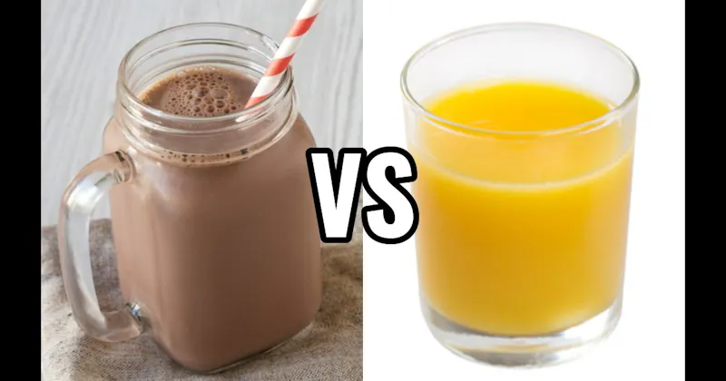 Chocolate Milk vs. Orange Juice